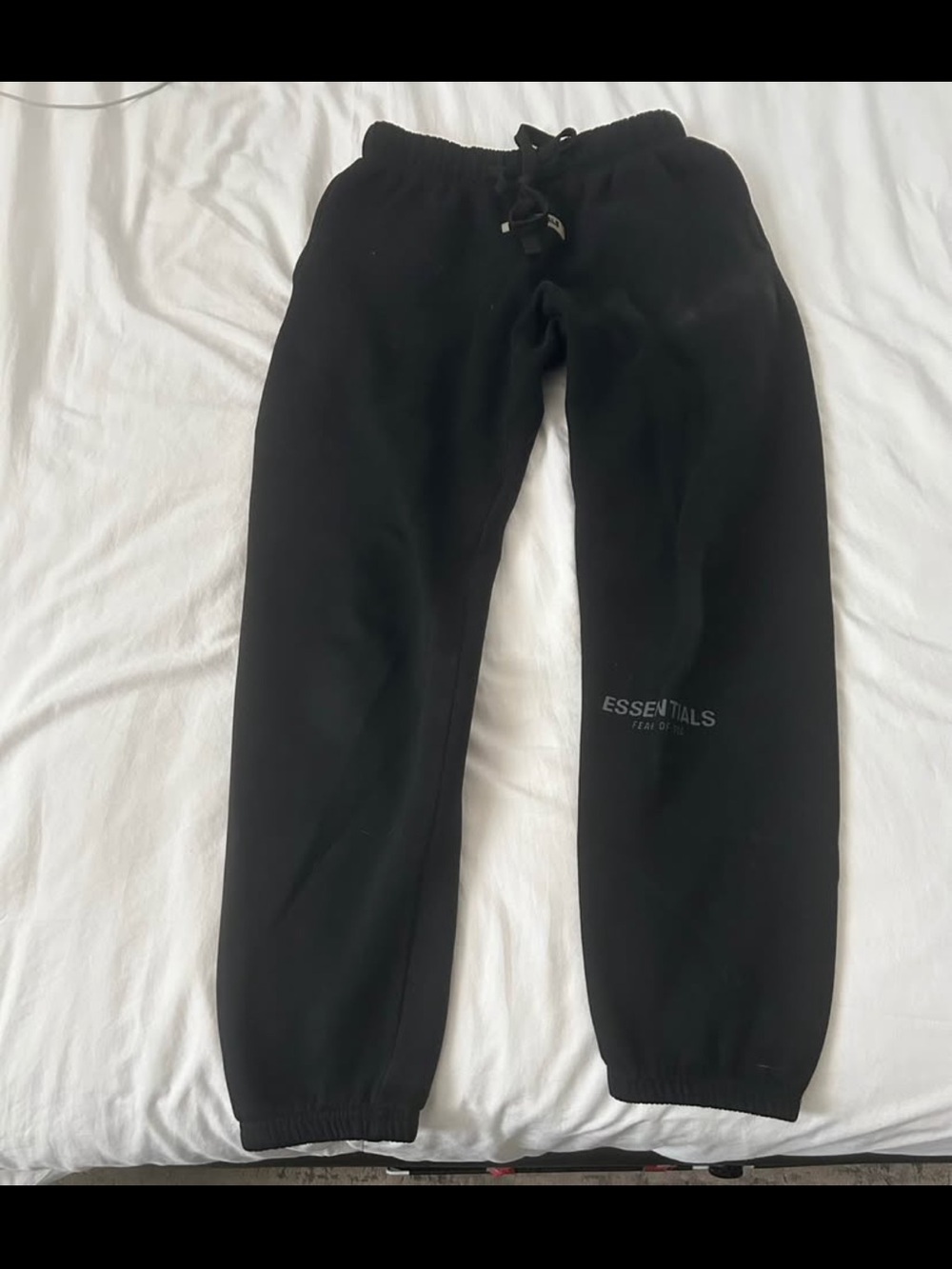 Fear of God Essentials Kids Black Sweatpants